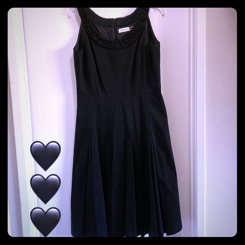 Calvin Klein simple black Dress